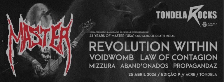 TONDELA ROCKS REGRESSA A 25 DE ABRIL COM MASTER E DESTAQUE PARA O METAL E ROCK NACIONAL