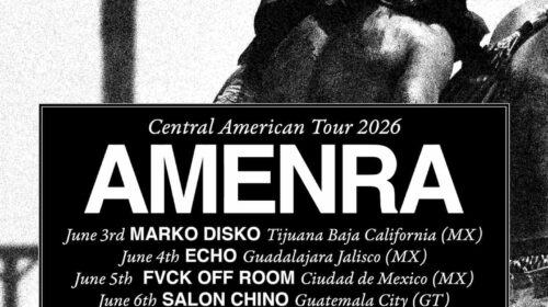 Amenra. Central America. Tour. Flyer.