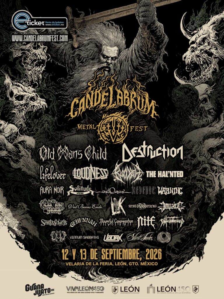Chamas… O abismo aguarda… Candelabrum Metal Fest V. GTO. México.