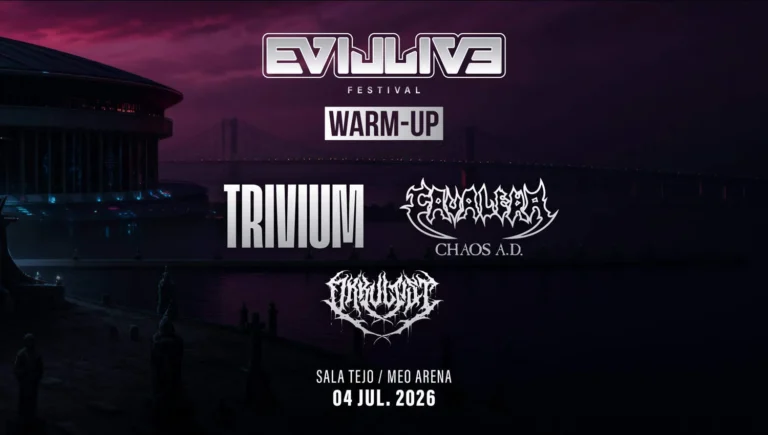 Trivium, Cavalera Conspiracy e Okkultist aquecem motores para o EVIL LIVE