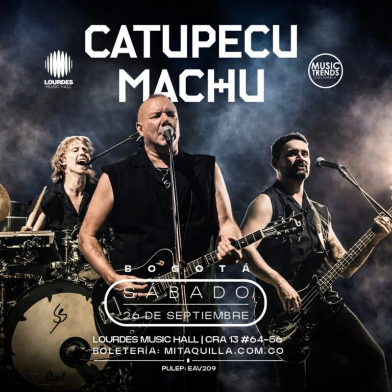 Bogotá recibe a Catupecu Machu: historia viva del rock alternativo argentino