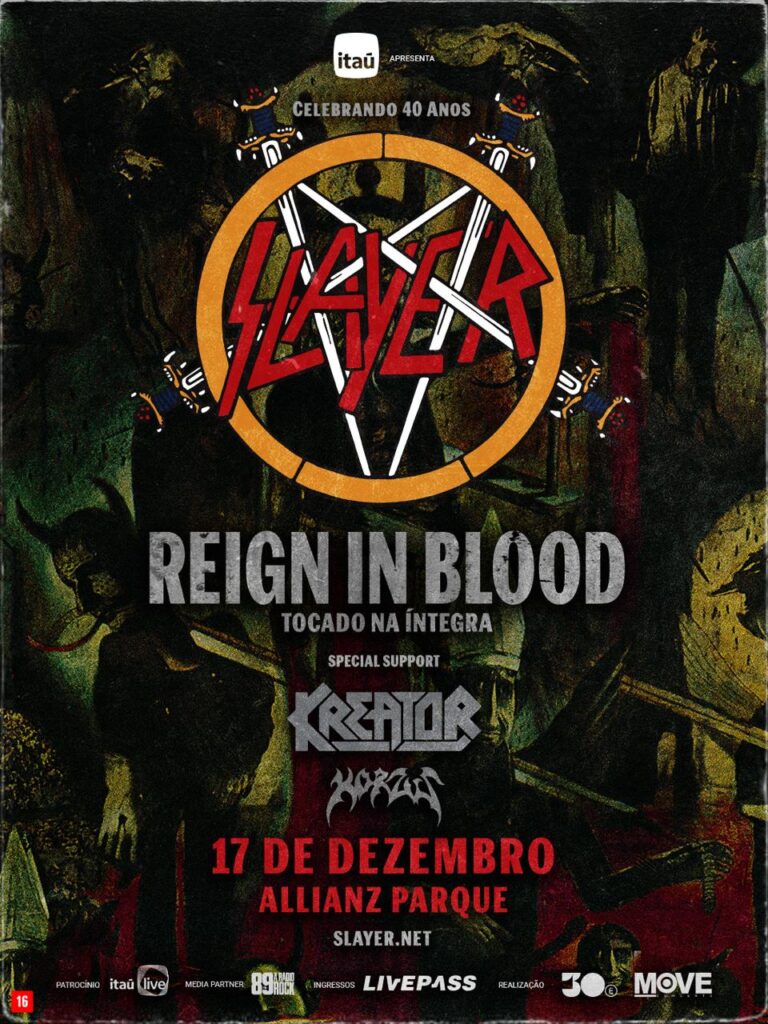 O IMPOSSÍVEL ACONTECEU: O SLAYER E KREATOR NO BRASIL EM DEZEMBRO !