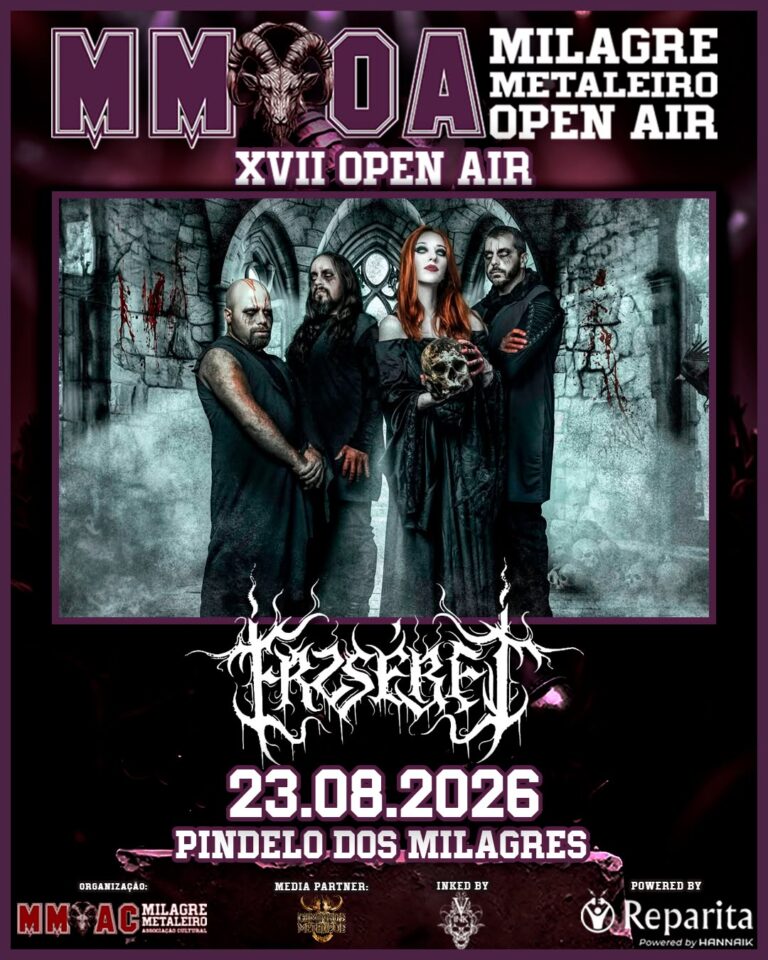 Milagre Metaleiro Open Air 2026: ERZSÉBET regressam a Pindelo dos Milagres! – Portugal