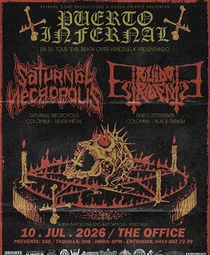 Extreme Gore Productions e Horda Oriente apresentam “Puerto Infernal” como parte da turnê “Evil Death Over Venezuela”