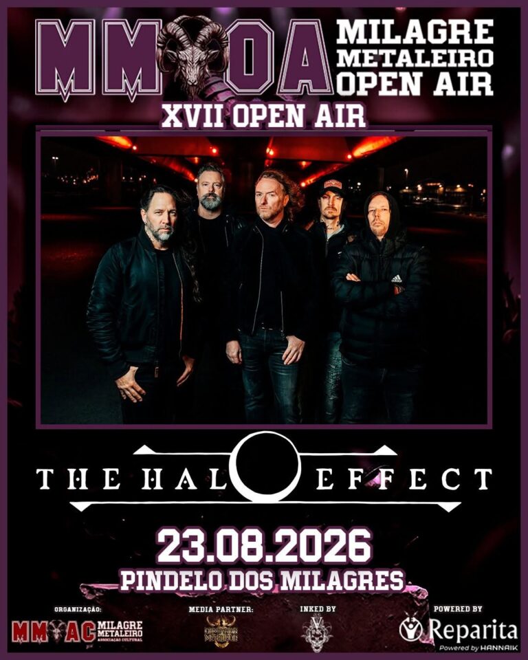 Milagre Metaleiro Open Air 2026: O Peso e a Melodia dos The Halo Effect Chegam a Pindelo dos Milagres! – Portugal