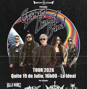 Graham Bonnet chega em terras equatorianas