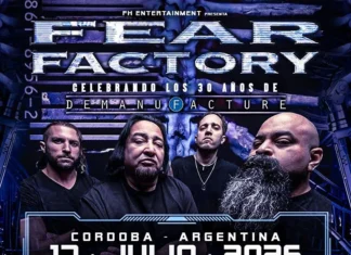 Fear Factory chega pela primeira vez a Córdoba, Argentina