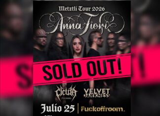 Cicuta e Velvet Darkness abrindo para Anna Fiori – CDMX