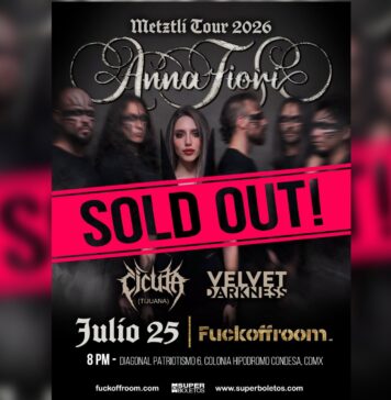 Cicuta e Velvet Darkness abrindo para Anna Fiori – CDMX
