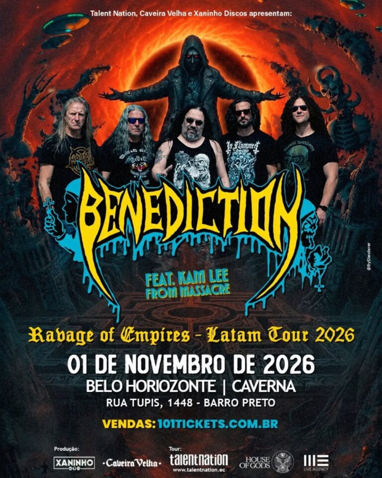 Belo Horizonte recebe o Benediction durante a Ravage of Empires Tour
