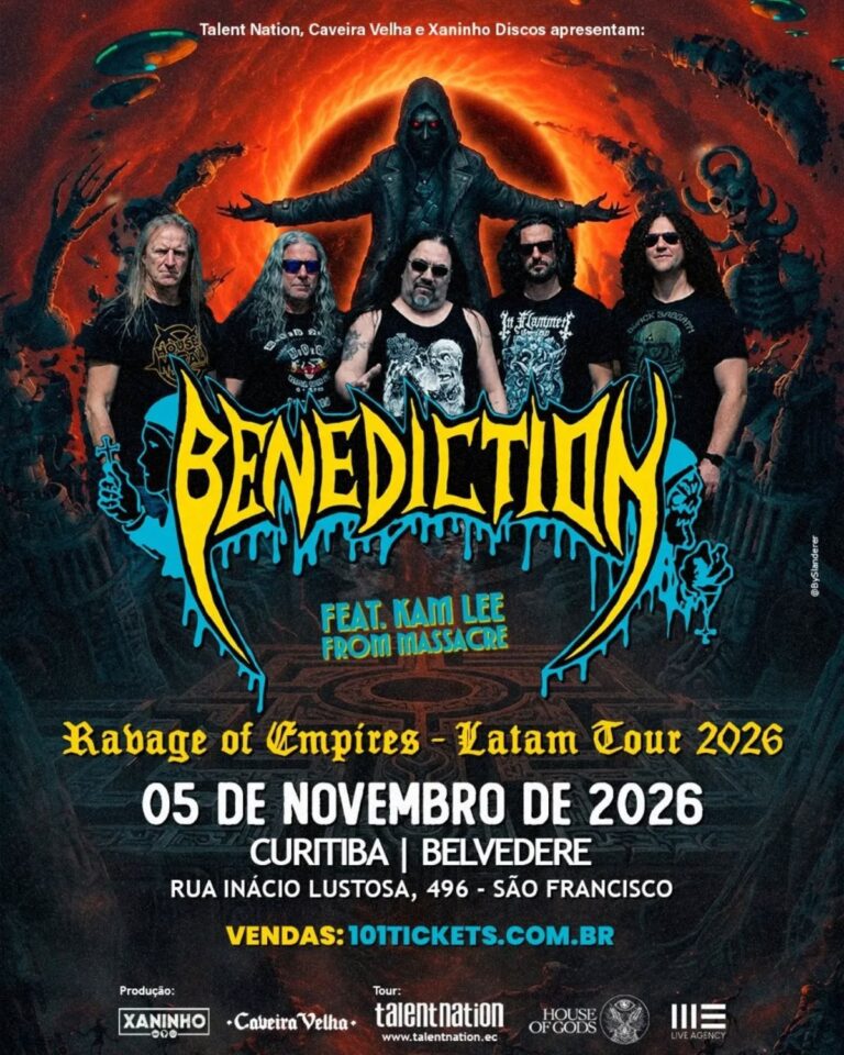 Curitiba encerra a passagem do Benediction pelo Brasil