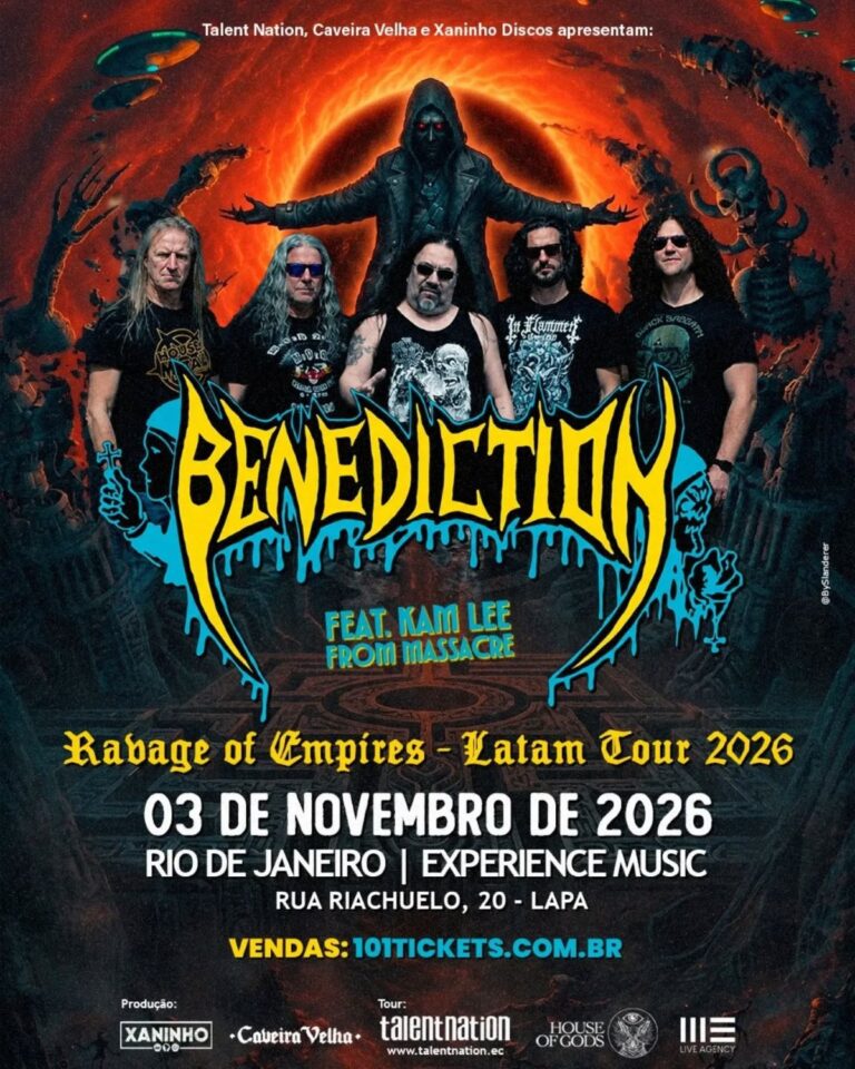 Benediction confirma apresentação no Rio de Janeiro