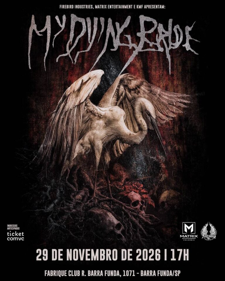 My Dying Bride fará primeiro show da carreira em São Paulo e retorna ao Brasil após 13 anos