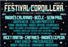 FESTIVAL CORDILLERA REVELA A DISTRIBUCIÓN OFICIAL POR DÍAS DO CARTAZ DUA QUINTA EDIÇÃO