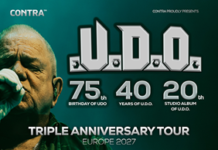 U.D.O. celebram 40 anos de carreira com digressão especial em 2027