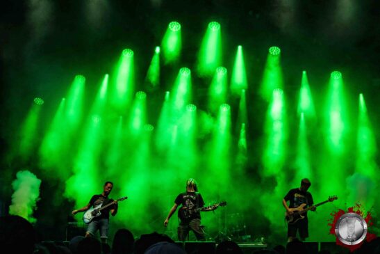 Ahab se apresenta durante o warm-up do Brutal Assault 2026 na República Tcheca