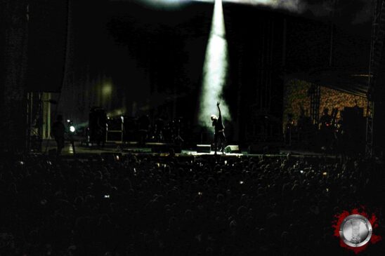 Amenra durante sua apresentação no Brutal Assault 2026