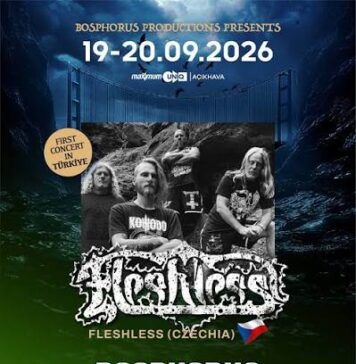 Fleshless e Cutterred Flesh levam a força do death metal tcheco ao Bosphorus Open Air Metal Fest 2026 – Turquia