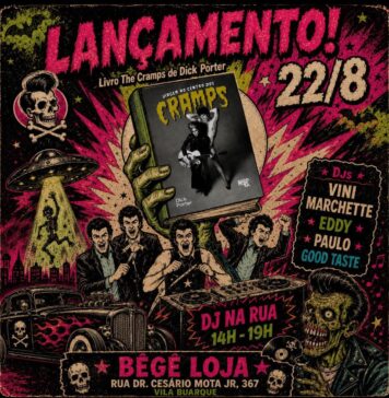 Lançamento “Viagem ao Centro dos Cramps”, na loja BÉGÊ, neste sábado (22/08)