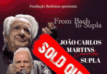 Com ingressos esgotados, “From Bach to Supla” reúne Supla e o maestro João Carlos Martins hoje na Sala São Paulo