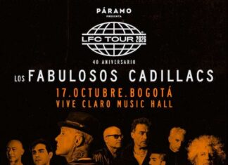 Os Fabulosos Cadillacs mudam de palco em Bogotá: o concerto do seu 40.º aniversário será no Vive Claro Music Hall