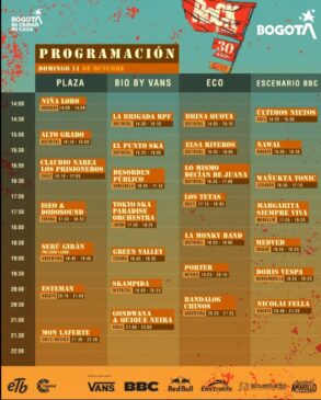 Programação do segundo dia do Rock al Parque 2026